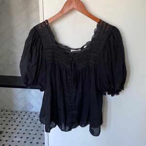 Down blouse